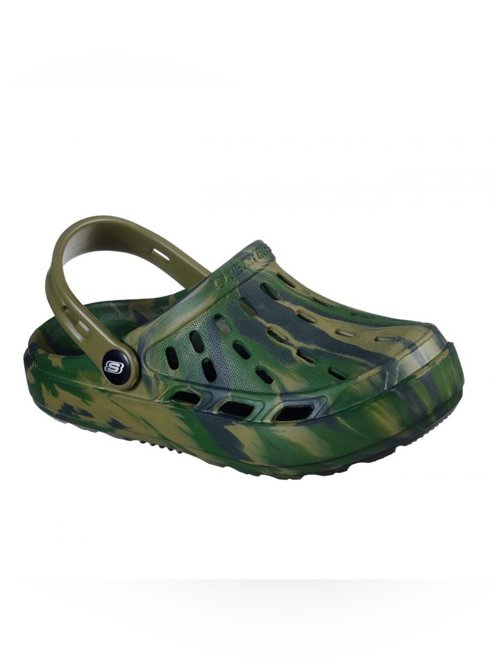 Skechers Kids Green Camo Water Shoes
